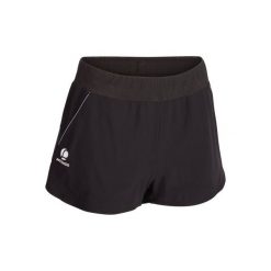 Spodenki tenisowe Sh soft 500 damskie. Czarne szorty damskie ARTENGO, z elastanu. Za 44.99 zł.