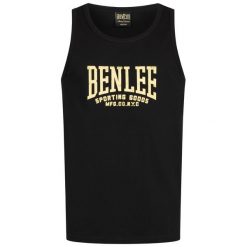 Tank top Benlee Deleon. Czarne t-shirty męskie BENLEE, s, bez wzorów, z bawełny, bez kołnierzyka. Za 120.50 zł.