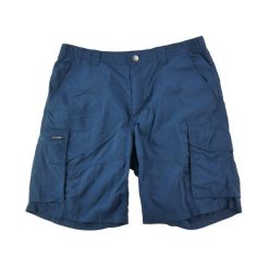 Second life - Spodenki męskie Columbia Omni-Shade Cargo - Jak nowy. Niebieskie krótkie spodenki sportowe męskie Columbia, l, bez wzorów, z nylonu, trekkingowe. Za 106.46 zł.