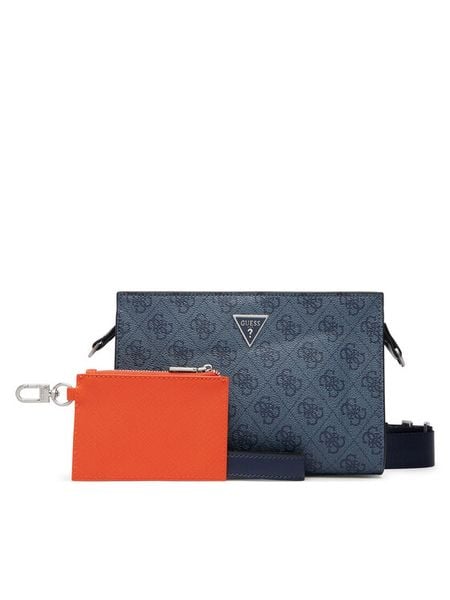 Guess Saszetka HMMILO P6157 Granatowy. Niebieskie saszetki męskie Guess. Za 364.99 zł.