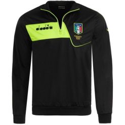 Męska bluza sportowa Diadora L - Oddychający materiał treningowy. Żółte koszulki sportowe męskie Diadora, l, bez wzorów, z materiału, bez kołnierzyka, bez ramiączek, do piłki nożnej. Za 210.99 zł.