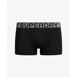 Bokserki z bawełny organicznej Superdry (x3). Czarne bokserki męskie Superdry., l, bez wzorów, z bawełny. Za 176.25 zł.