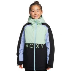 Kurtka narciarska dla dzieci Roxy Snowmist membrana 10K/15K. Zielone kurtki i płaszcze dla dziewczynek Roxy, na zimę, bez wzorów, z poliesteru, bez kaptura. Za 482.00 zł.