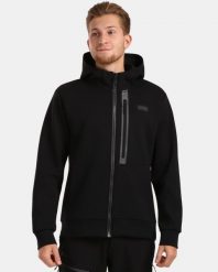 Bawełniana bluza z kapturem do aktywnego stylu Kilpi OKAMPOS-M. Czarne bluzy męskie Kilpi, m, bez wzorów, z bawełny, z kapturem. Za 396.23 zł.