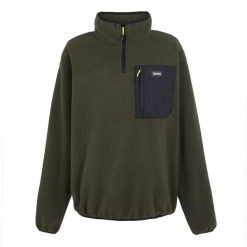 Polarowy Top Męski Suwak Do Połowy Frankie. Zielone bluzy męskie Regatta, na zimę, l, bez wzorów, z polaru, bez kaptura. Za 126.99 zł.