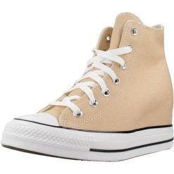 Buty CONVERSE CHUCK TAYLOR ALL STAR WEDGE Pomarańczowy. Brązowe trampki i tenisówki damskie Converse, bez wzorów, z tkaniny, retro, bez zapięcia. Za 368.99 zł.