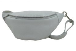 Torebka damska saszetka / nerka - CASUAL - Biała. Białe torebki do ręki damskie Barberinis, bez wzorów, ze skóry, casualowe, bez dodatków. Za 138.99 zł.