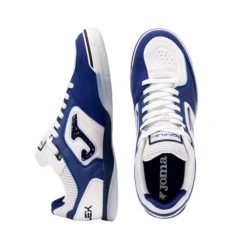 Buty do piłki nożnej halowej męskie Joma Top Flex IN. Białe buty sportowe męskie Joma, bez zapięcia, do piłki nożnej. Za 276.99 zł.