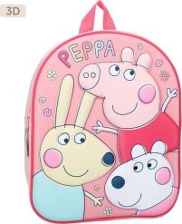 Plecak przedszkolny 3D Świnka Peppa pink. Różowe torby i plecaki dziecięce VADOBAG. Za 68.63 zł.