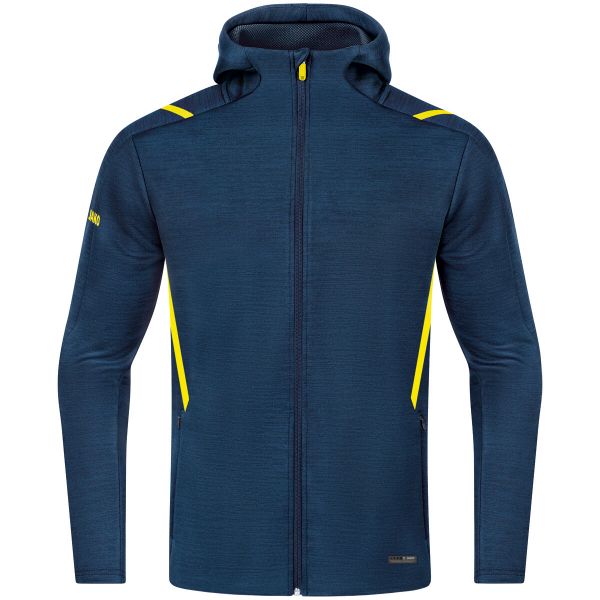 Kurtka damska Jako de loisir à capuche Challenge. Niebieskie bluzy męskie Jako, s, bez wzorów, z poliesteru, bez kaptura. Za 331.70 zł.