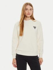 Guess Bluza Ann V4BQ23 KBCK2 Écru Regular Fit. Bluzy damskie Guess, xs, z aplikacjami, z syntetyku, bez kaptura. Za 159.99 zł.