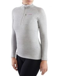 Bluza techniczna trekkingowa damska Viking Admont. Szare bluzy damskie Viking, xl, bez wzorów, z dzianiny, bez kaptura. Za 99.00 zł.