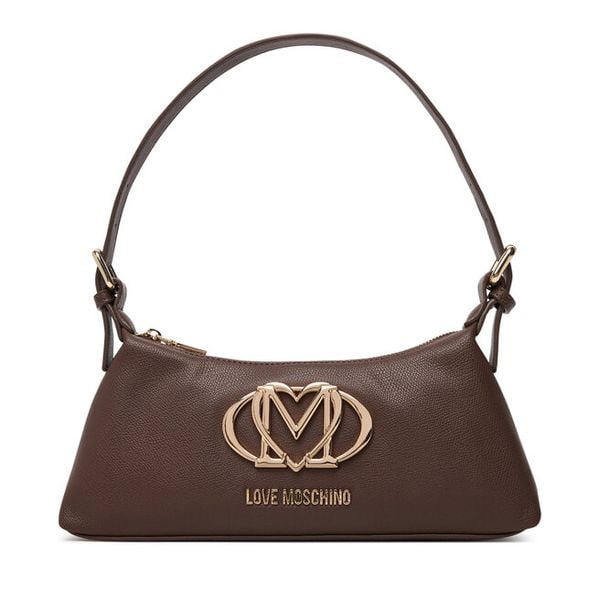 Torebka LOVE MOSCHINO. Brązowe torebki do ręki damskie Love Moschino, bez wzorów, klasyczne, bez dodatków. Za 729.99 zł.