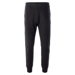 Męskie Spodnie Do Biegania Hoban. Czarne spodnie sportowe męskie IGUANA, m, bez wzorów, do biegania. Za 189.99 zł.