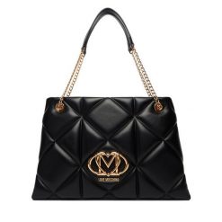 Torebka LOVE MOSCHINO. Czarne torebki do ręki damskie Love Moschino, bez wzorów, klasyczne, bez dodatków. Za 1,099.00 zł.