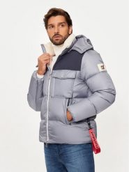 After Label Kurtka puchowa Katalla A00040 Szary Regular Fit. Szare kurtki męskie After Label, l, bez wzorów, z puchu, bez kaptura. Za 2,169.00 zł.