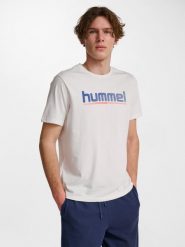 Koszulka Hummel Pulse Graphic. Białe koszulki sportowe męskie Hummel, l, bez wzorów, z bawełny, bez kołnierzyka, bez ramiączek, na fitness i siłownię. Za 120.50 zł.