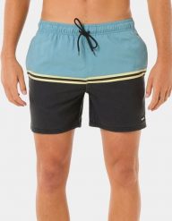 Spodenki surfingowe męskie Rip Curl Combine Volley Niebieski. Niebieskie kąpielówki męskie Rip Curl, m, bez wzorów, z materiału. Za 225.20 zł.