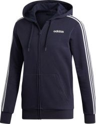 Adidas Bluza męska Essentials 3 Stripes Fullzip Fleece granatowa r. S (DU0475). Bluzy męskie Adidas, m, bez wzorów, bez kaptura. Za 198.86 zł.