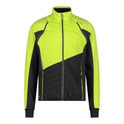 Kurtka z odczepialnymi rękawami CMP Unlimitech. Zielone kurtki męskie CMP, bez wzorów, z softshellu, sportowe, bez kaptura. Za 421.40 zł.