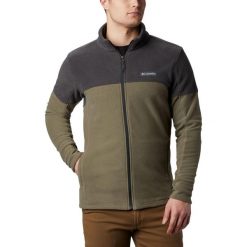 Polarowy sweter męski Columbia Basin Trail III Full Zip. Zielone swetry przez głowę męskie Columbia, na zimę, m, bez wzorów, z polaru, bez kołnierzyka. Za 255.30 zł.