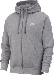 Nike Bluza męska NSW Club Hoodie FZ szara BV2648 063. Szare bluzy męskie Nike, m, bez wzorów, bez kaptura. Za 296.25 zł.