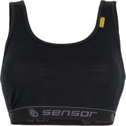 Sensor Damski Stanik Merino Active Black S. Czarne bielizna termoaktywna damska Sensor, z wełny. Za 99.00 zł.