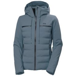 Damska kurtka narciarska Helly Hansen Alphelia Elevate. Szare kurtki sportowe damskie Helly Hansen, bez wzorów, bez kaptura, narciarskie. Za 2,217.00 zł.