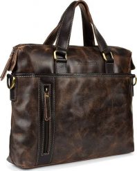 Beltimore Beltimore torba męska na ramię skórzana duża brązowa N08. Brązowe torby na ramię męskie Beltimore, bez wzorów, na ramię, duże. Za 274.99 zł.