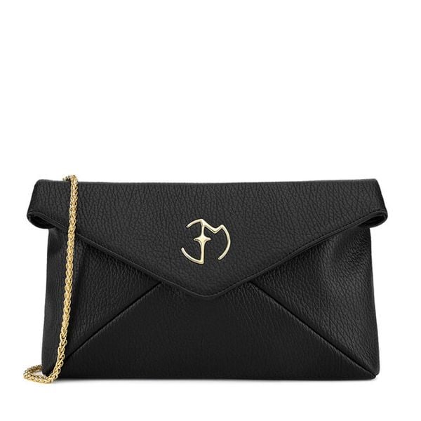 Torebka Eva Minge. Czarne listonoszki damskie Eva Minge, bez wzorów, bez dodatków. Za 279.99 zł.