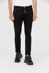 PHILIPP PLEIN Czarne męskie jeansy. Czarne jeansy męskie Philipp Plein. W wyprzedaży za 1,199.99 zł.
