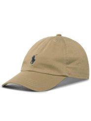 Polo Ralph Lauren Czapka z daszkiem Clsc Cap 323552489002 Beżowy. Brązowe rękawiczki męskie Polo Ralph Lauren, bez wzorów, z materiału. Za 129.99 zł.