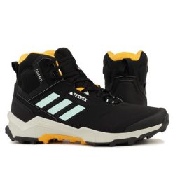 Buty męskie trekingowe wodoodporne Adidas TERREX AX4 MID BETA. Czarne trekkingi męskie Adidas, na jesień, przed kolano, outdoorowe. Za 498.00 zł.