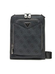 Guess Saszetka HMSILO P5109 Czarny. Czarne saszetki męskie Guess, ze skóry. Za 419.99 zł.