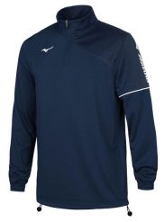 Bluza Mizuno Team sendai. Niebieskie bluzy męskie Mizuno, m, bez wzorów, z materiału, bez kaptura. Za 195.50 zł.