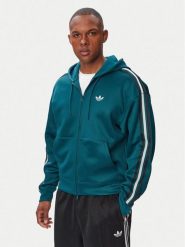 Adidas Bluza adicolor Spacer KS7423 Zielony ciemny Oversize. Zielone bluzy męskie Adidas, m, bez wzorów, z bawełny, bez kaptura. Za 369.99 zł.