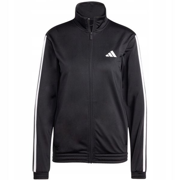 Bluza damska adidas Essentials Trricot 3-Stripes. Czarne bluzy damskie Adidas, xs, bez wzorów, z materiału, bez kaptura, trekkingowe. Za 186.99 zł.