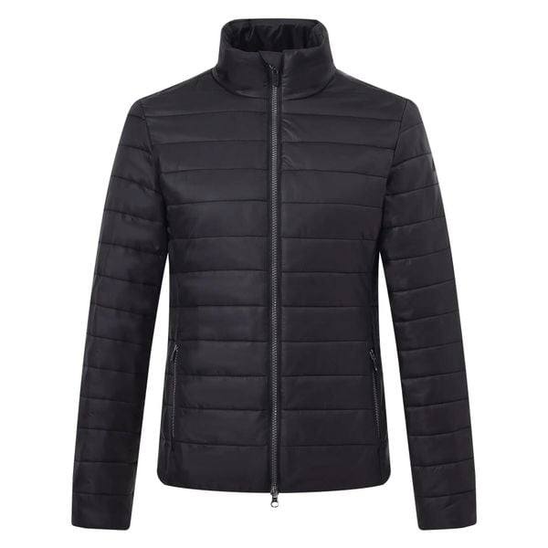 Kurtka puchowa Euro-Star Mirella. Czarne kurtki męskie EURO-STAR, xl, bez wzorów, z puchu, eleganckie, bez kaptura. Za 414.00 zł.