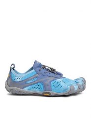 Vibram Fivefingers Buty do biegania V-Run 20W7003 Niebieski. Niebieskie obuwie sportowe damskie Vibram Fivefingers, bez wzorów, z materiału, do biegania, vibram fivefingers. Za 409.99 zł.