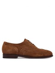 Polo Ralph Lauren Półbuty Owen Wingtip 811P15884002 Brązowy jasny. Brązowe eleganckie półbuty Polo Ralph Lauren, ze skóry, wizytowe, bez zapięcia. Za 989.99 zł.