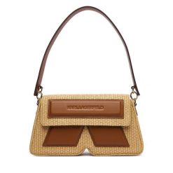 Torebka KARL LAGERFELD. Brązowe torebki do ręki damskie KARL LAGERFELD, bez wzorów, klasyczne, bez dodatków. Za 1,399.00 zł.