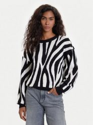 Vero Moda Sweter Siljeanimal 10330808 Biały Regular Fit. Białe swetry damskie Vero Moda, xl, bez wzorów, z wiskozy, bez kołnierzyka, bez ramiączek, bez kaptura. Za 179.99 zł.