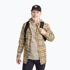 Koszula męska Pinewood Abisko Hiking Flanell. Żółte koszule męskie Pinewood, m, bez wzorów, casualowe, bez kołnierzyka, bez ramiączek. Za 279.99 zł.