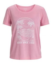 Koszulka z krótkim rękawem dla Kobiety SURFCLASSIC Różowy. Czerwone t-shirty damskie Roxy, l, bez wzorów, z dzianiny, klasyczne, bez kołnierzyka. Za 109.99 zł.
