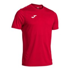 Koszulka Joma Olimpiada. Niebieskie koszulki sportowe męskie Joma, m, bez wzorów, z materiału, bez kołnierzyka, bez ramiączek, do piłki ręcznej. Za 105.50 zł.