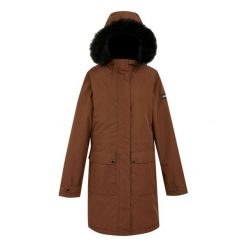 Parka Damska Sabinka II. Brązowe kurtki sportowe damskie Regatta, s, bez wzorów, bez kaptura, trekkingowe. Za 175.99 zł.