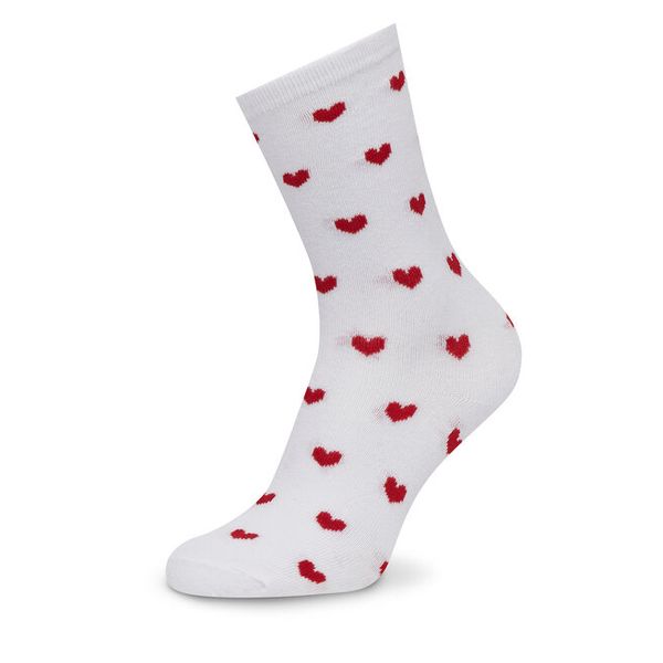 Skarpety długie DeeZee. Białe skarpety damskie DeeZee, bez wzorów. Za 19.99 zł.