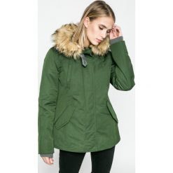 Marc O'Polo - Kurtka. Kurtki damskie Marc O'Polo, bez wzorów, z bawełny, długie, z kapturem. W wyprzedaży za 499.90 zł.