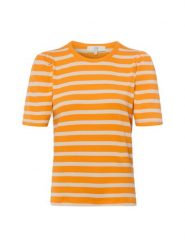 IPURI Koszulka Kobiety Bawełna pomarańczowy|wielokolorowy, L. Brązowe t-shirty damskie IPURI, l, bez wzorów, z bawełny, eleganckie, bez kołnierzyka. Za 99.95 zł.