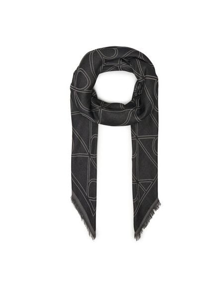 Calvin Klein Szal LV04D8062G Szary. Szare rękawiczki męskie Calvin Klein, bez wzorów. Za 299.99 zł.
